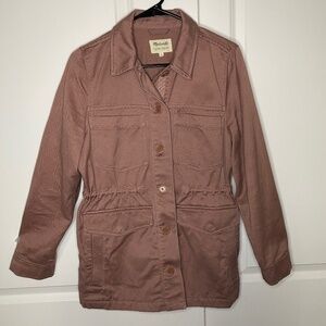 Madewell (Re)sourced BioFibre™ Chore Jacket in Faded Mauve Size S